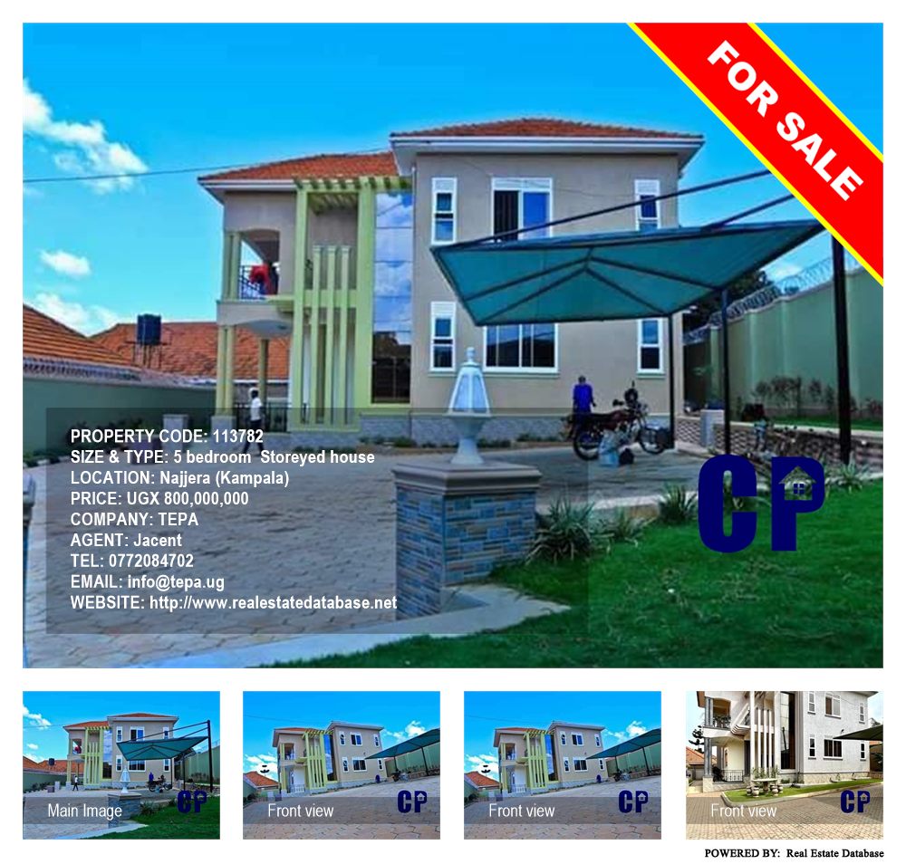 5 bedroom Storeyed house  for sale in Najjera Kampala Uganda, code: 113782