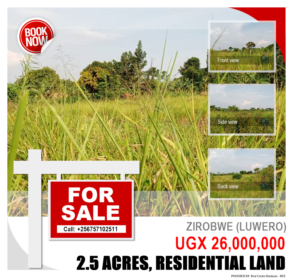 Residential Land  for sale in Ziloobwe Luweero Uganda, code: 113880