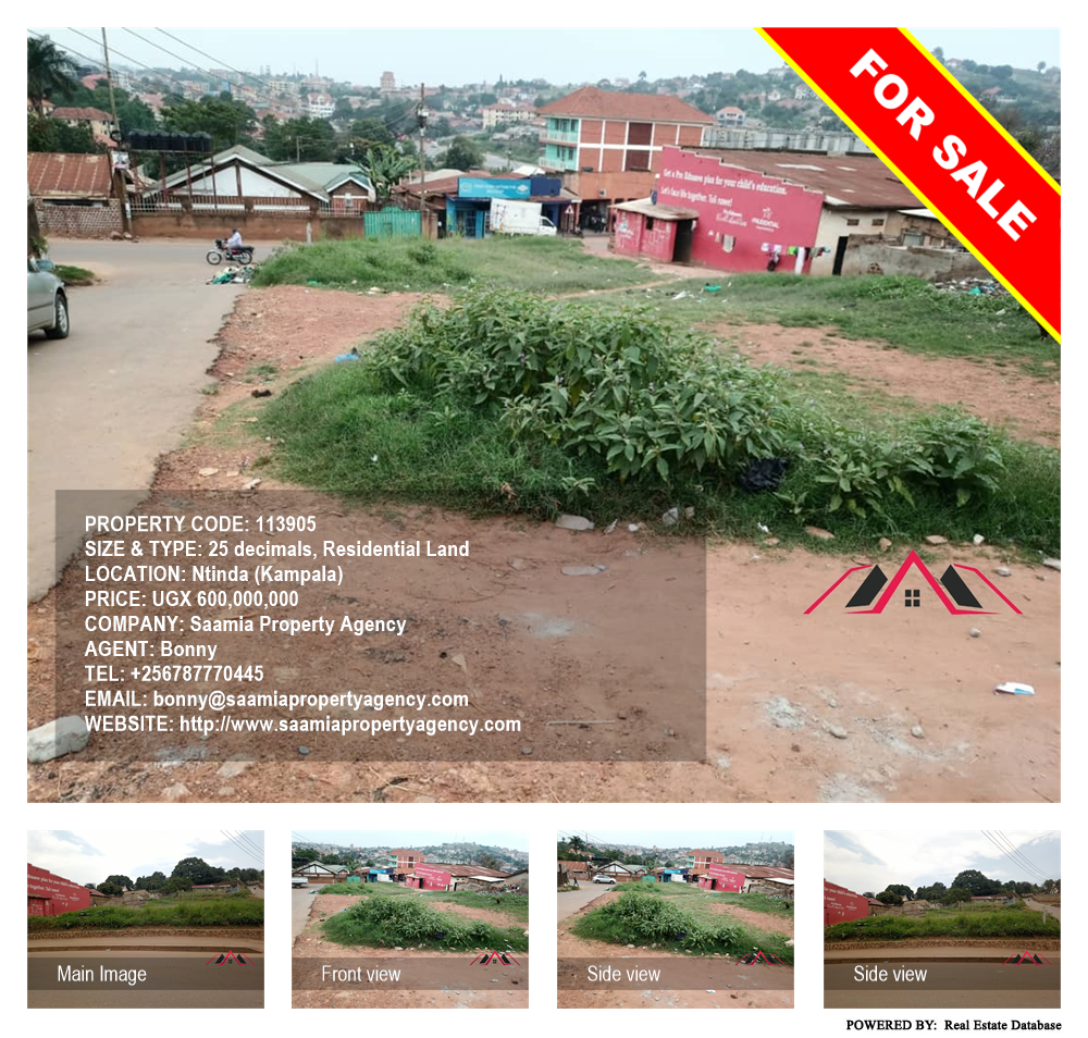 Residential Land  for sale in Ntinda Kampala Uganda, code: 113905