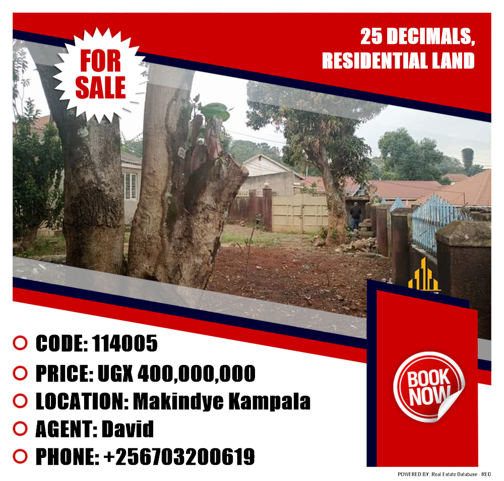 Residential Land  for sale in Makindye Kampala Uganda, code: 114005