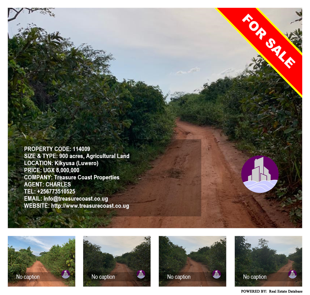 Agricultural Land  for sale in Kikyuusa Luweero Uganda, code: 114009
