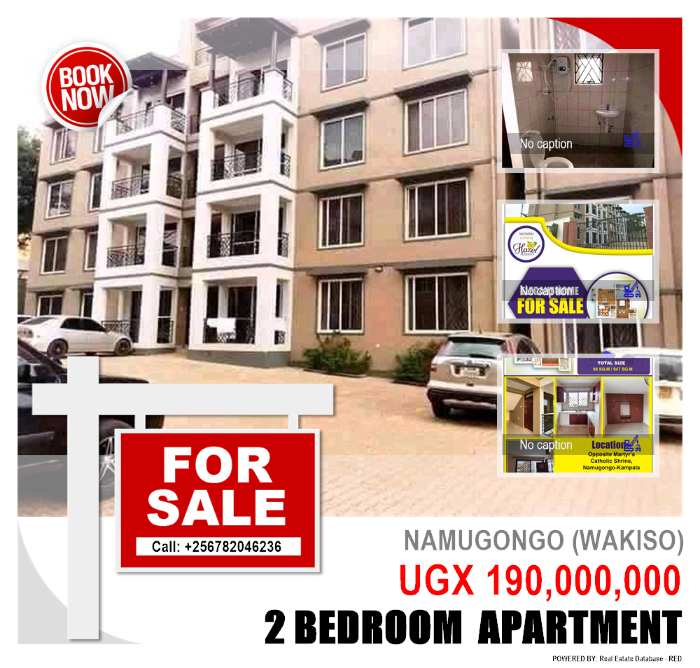 2 bedroom Apartment  for sale in Namugongo Wakiso Uganda, code: 114124