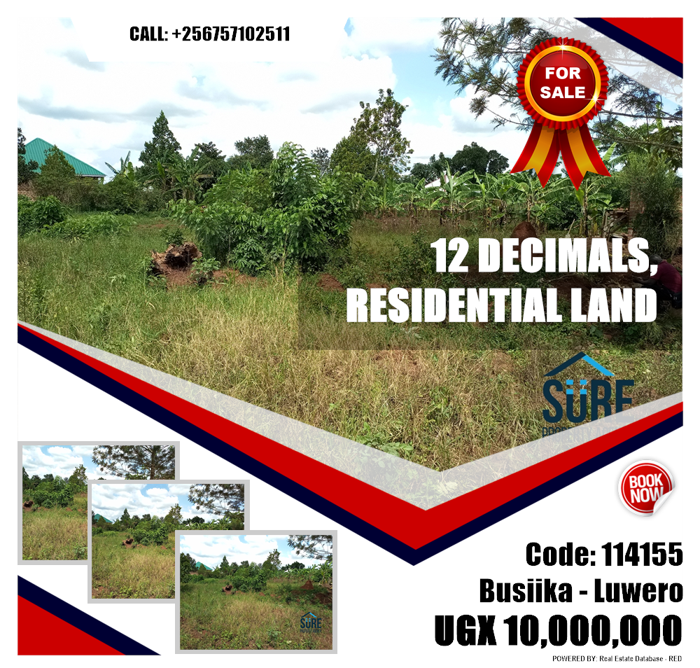 Residential Land  for sale in Busiika Luwero Uganda, code: 114155
