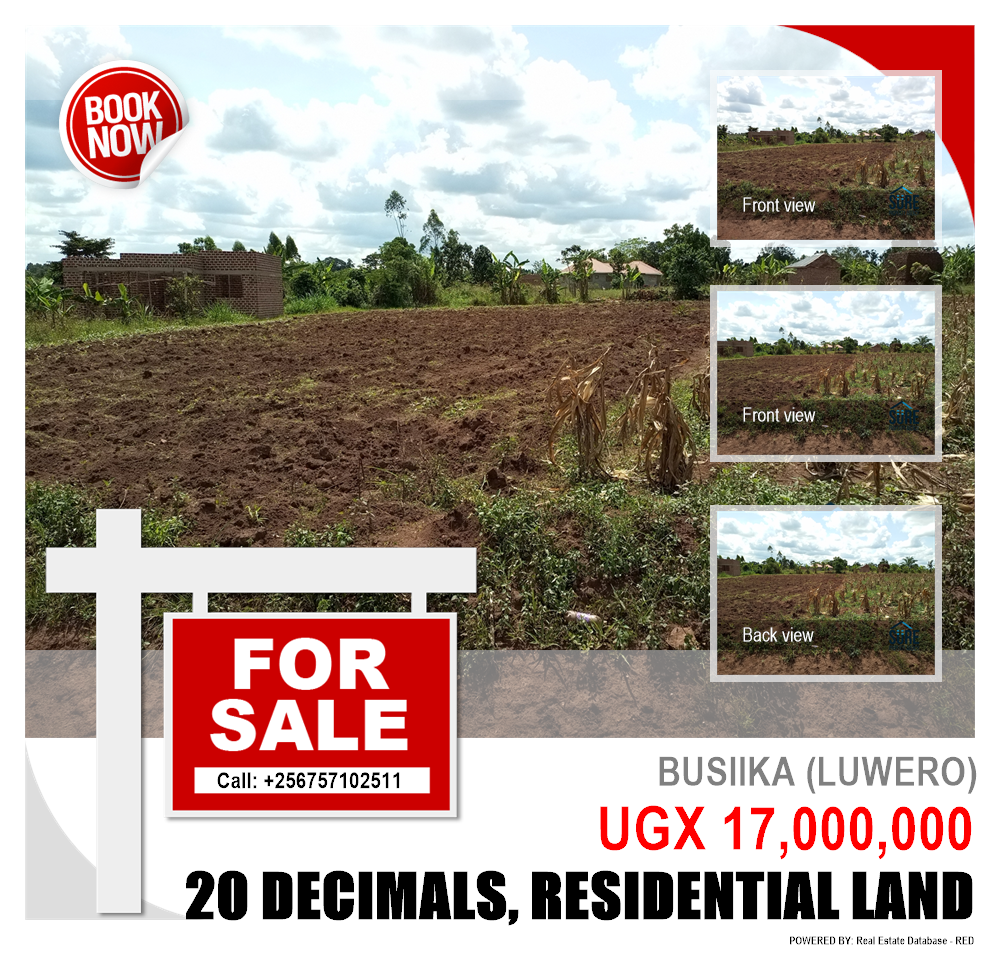 Residential Land  for sale in Busiika Luweero Uganda, code: 114158