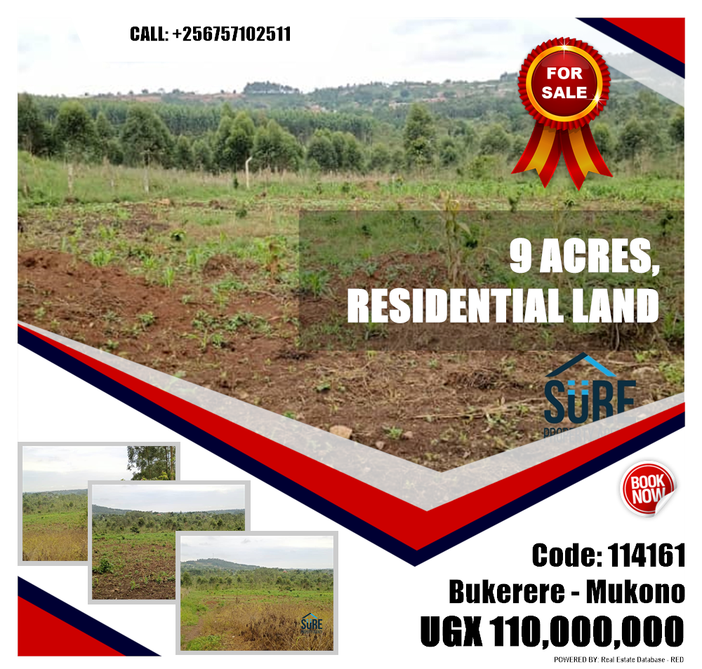 Residential Land  for sale in Bukeelele Mukono Uganda, code: 114161
