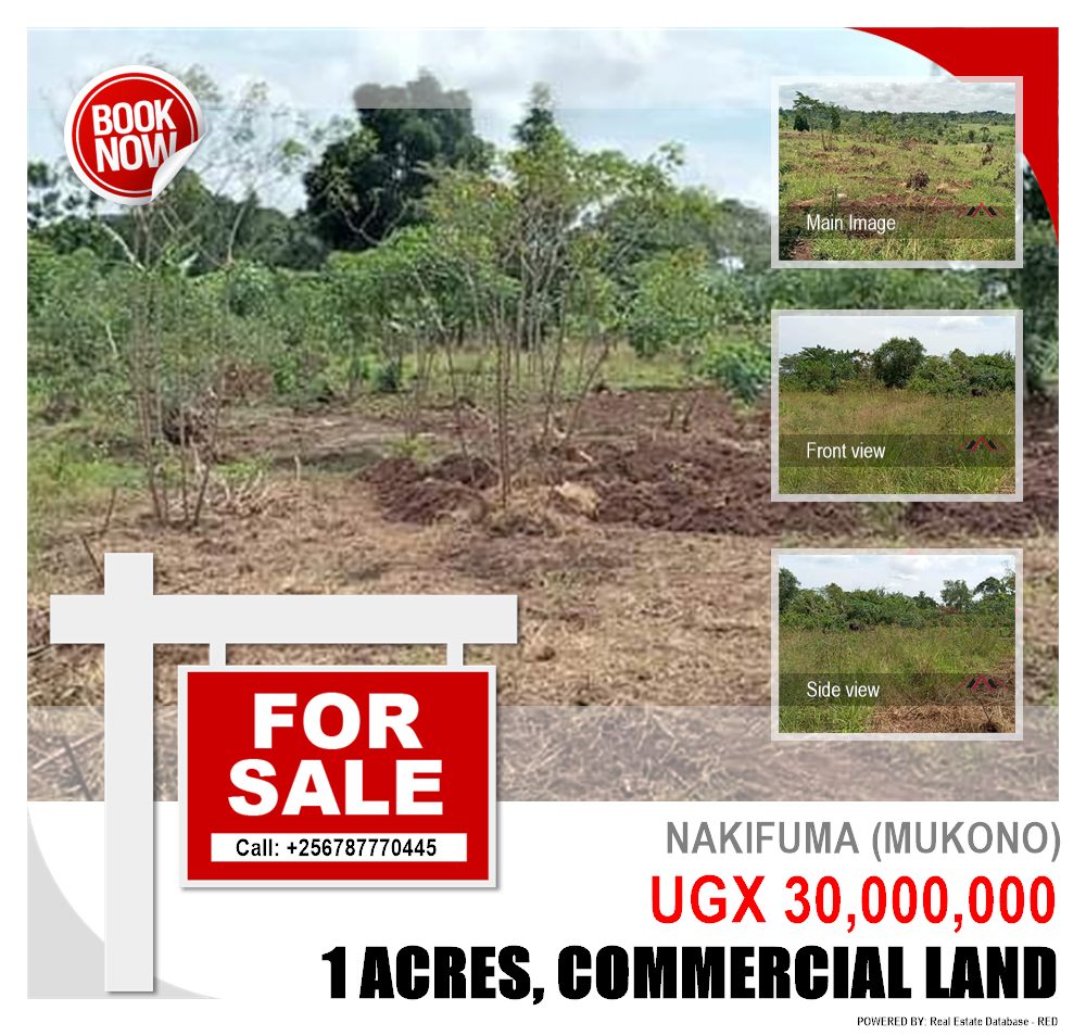 Commercial Land  for sale in Nakifuma Mukono Uganda, code: 114214