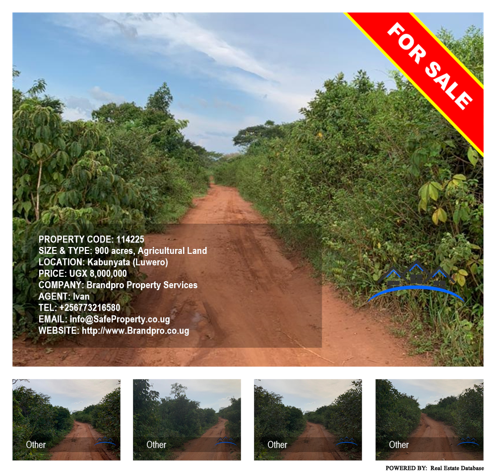 Agricultural Land  for sale in Kabunyata Luweero Uganda, code: 114225
