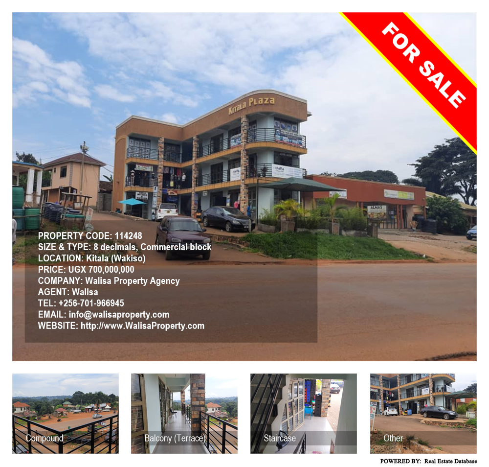 Commercial block  for sale in Kitala Wakiso Uganda, code: 114248