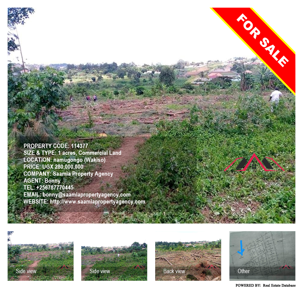 Commercial Land  for sale in Namugongo Wakiso Uganda, code: 114377