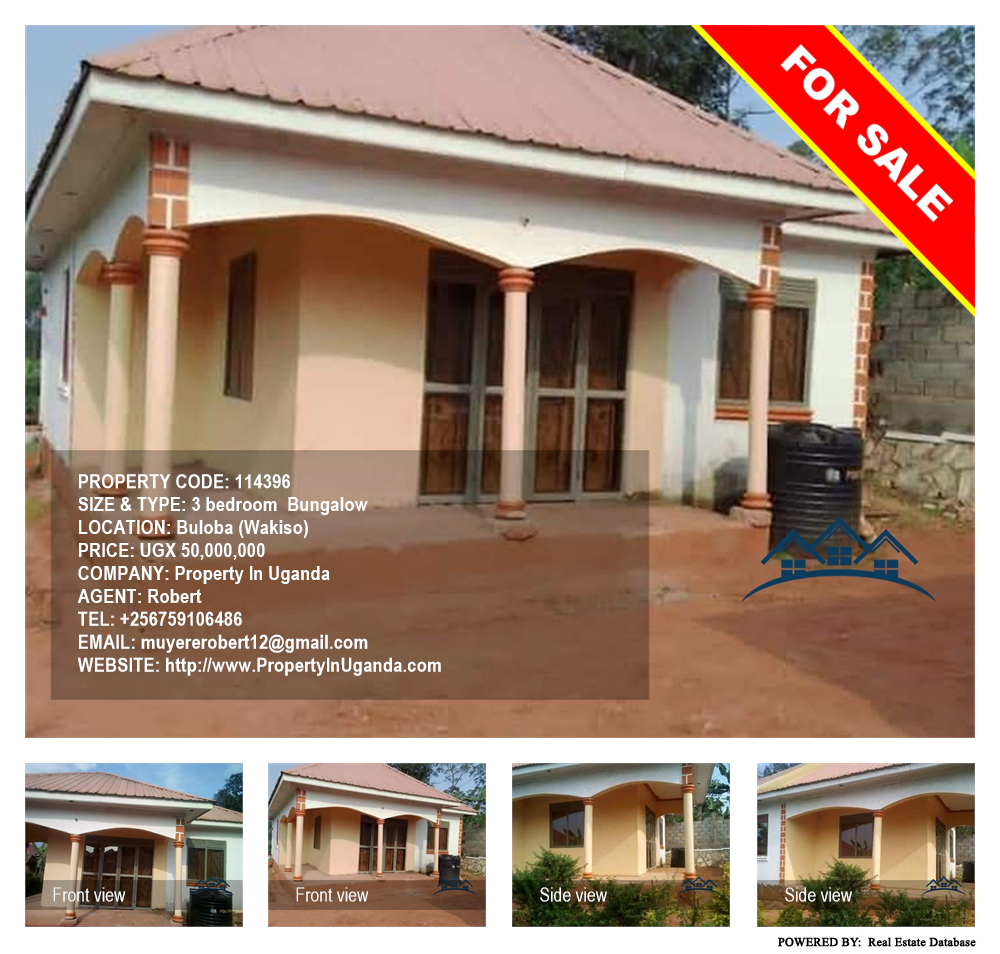 3 bedroom Bungalow  for sale in Buloba Wakiso Uganda, code: 114396