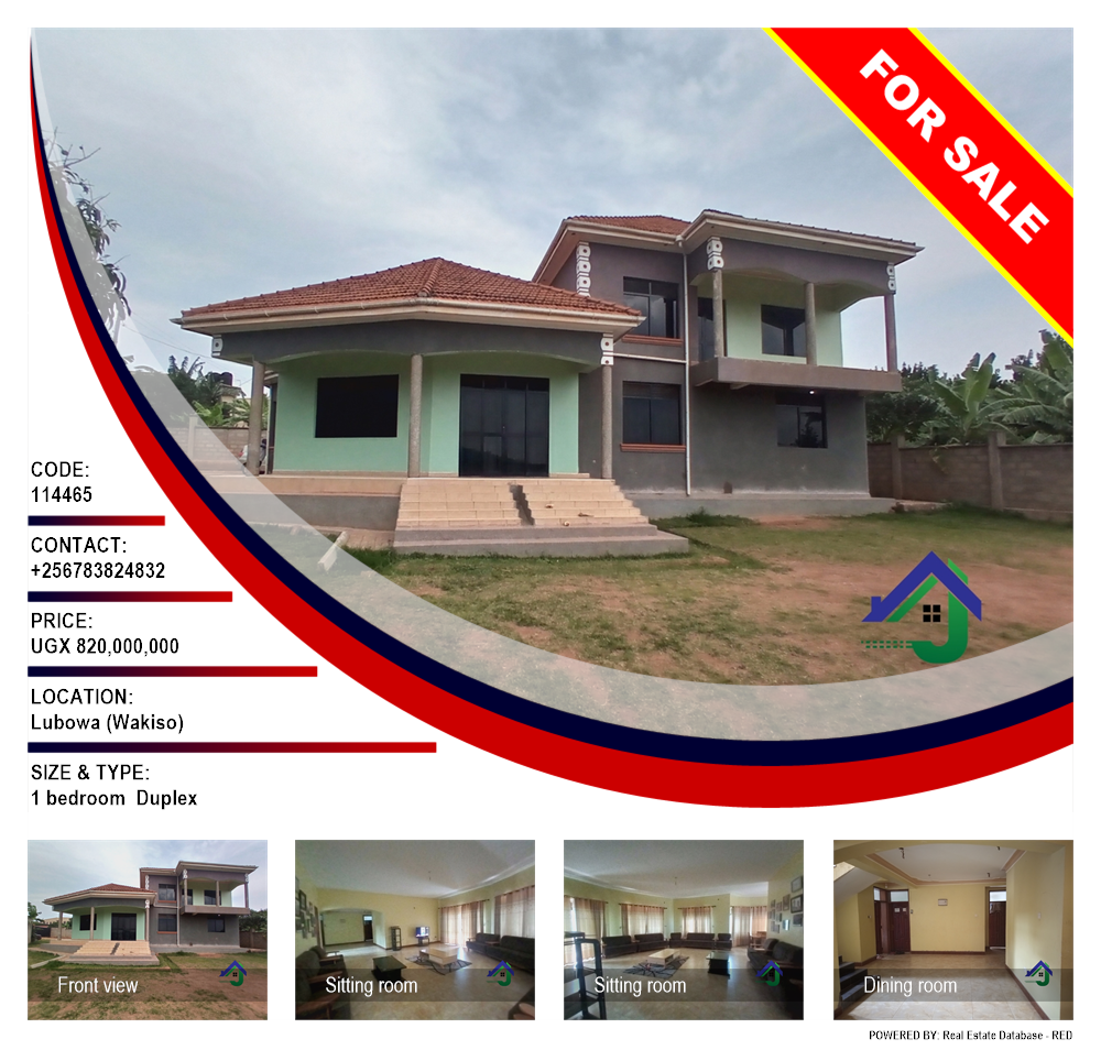 1 bedroom Duplex  for sale in Lubowa Wakiso Uganda, code: 114465