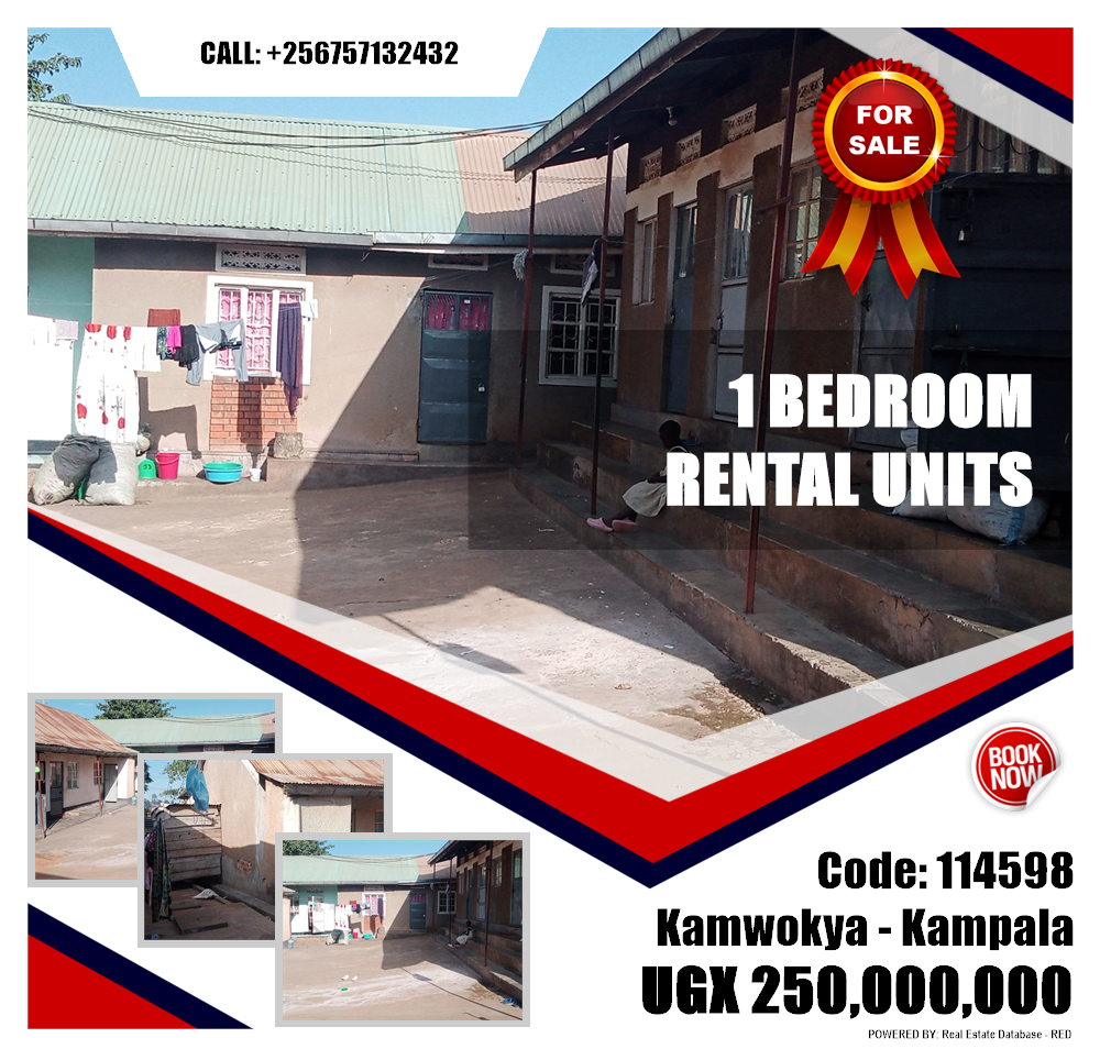 1 bedroom Rental units  for sale in Kamwokya Kampala Uganda, code: 114598