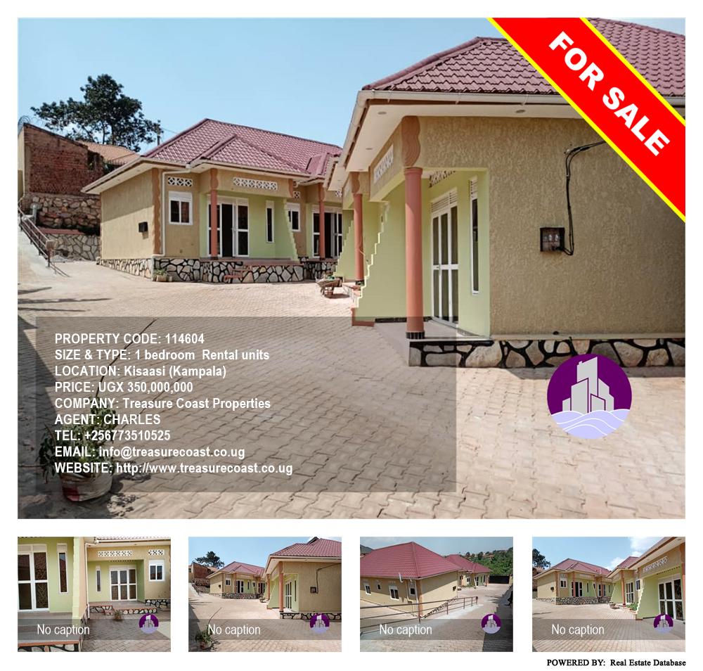 1 bedroom Rental units  for sale in Kisaasi Kampala Uganda, code: 114604