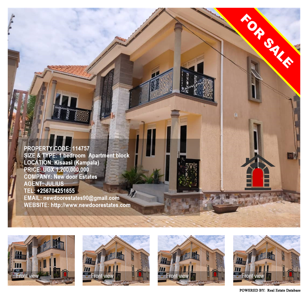 1 bedroom Apartment block  for sale in Kisaasi Kampala Uganda, code: 114757