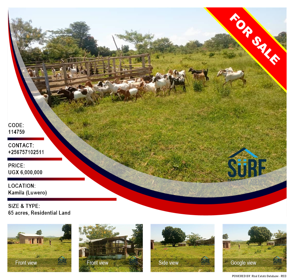 Residential Land  for sale in Kamila Luweero Uganda, code: 114759