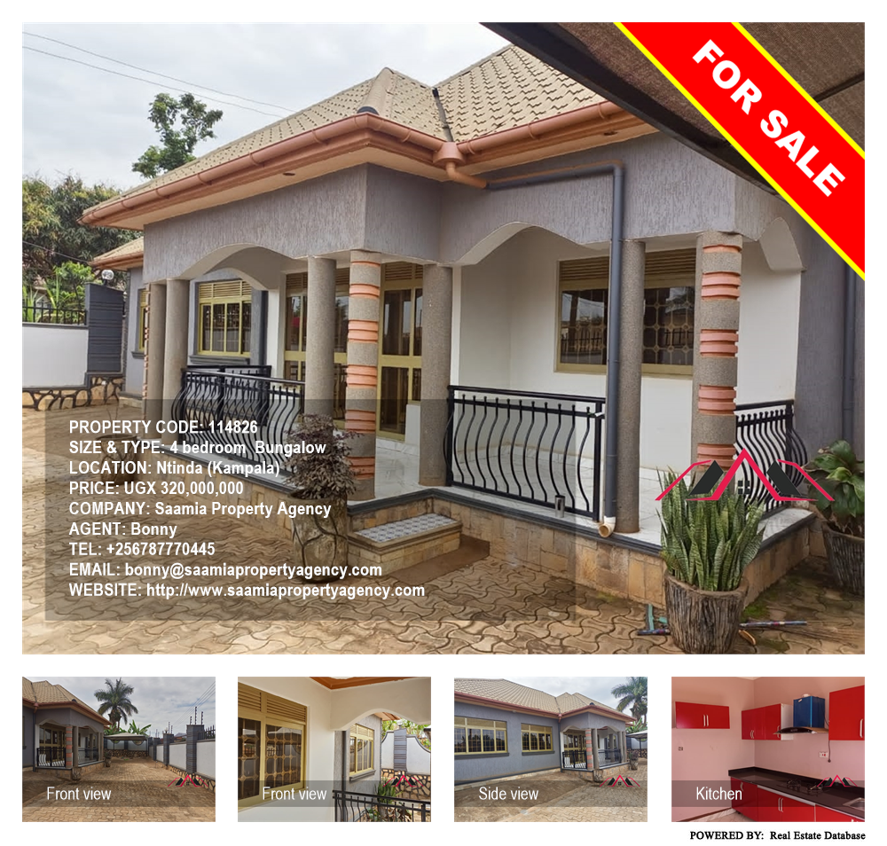 4 bedroom Bungalow  for sale in Ntinda Kampala Uganda, code: 114826