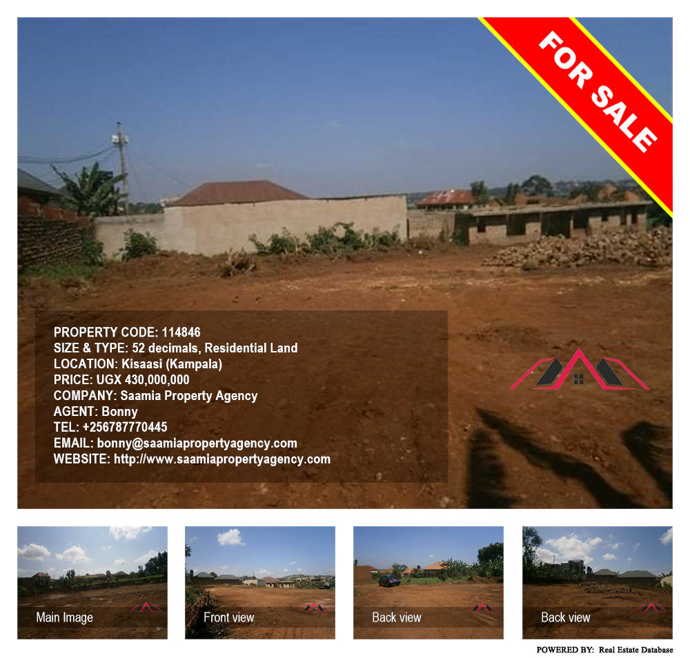 Residential Land  for sale in Kisaasi Kampala Uganda, code: 114846
