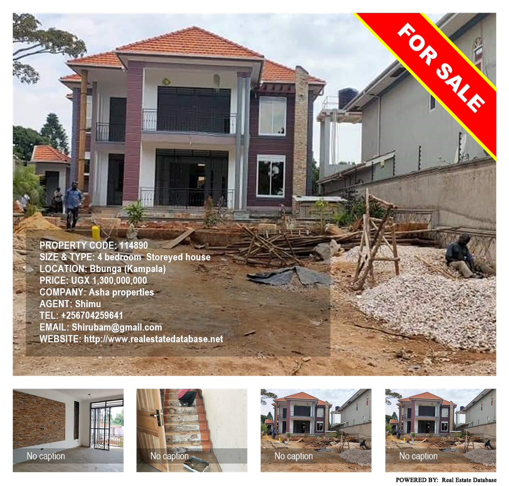 4 bedroom Storeyed house  for sale in Bbunga Kampala Uganda, code: 114890