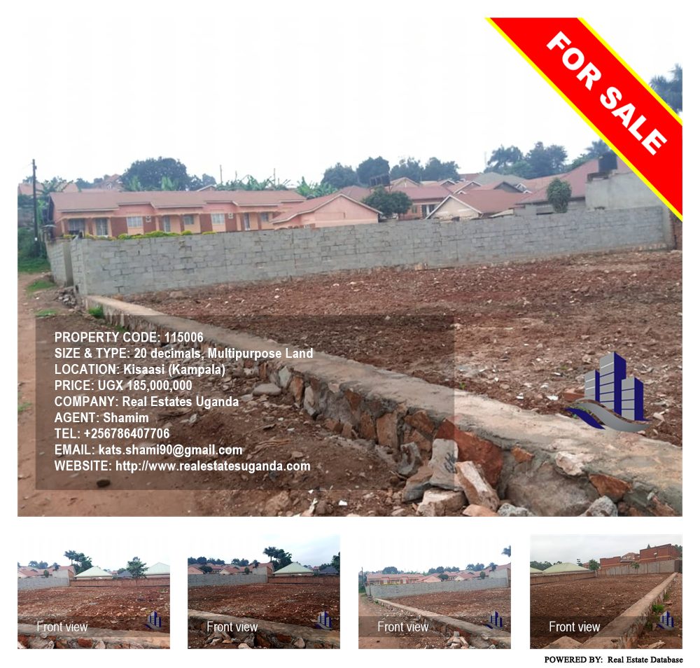Multipurpose Land  for sale in Kisaasi Kampala Uganda, code: 115006