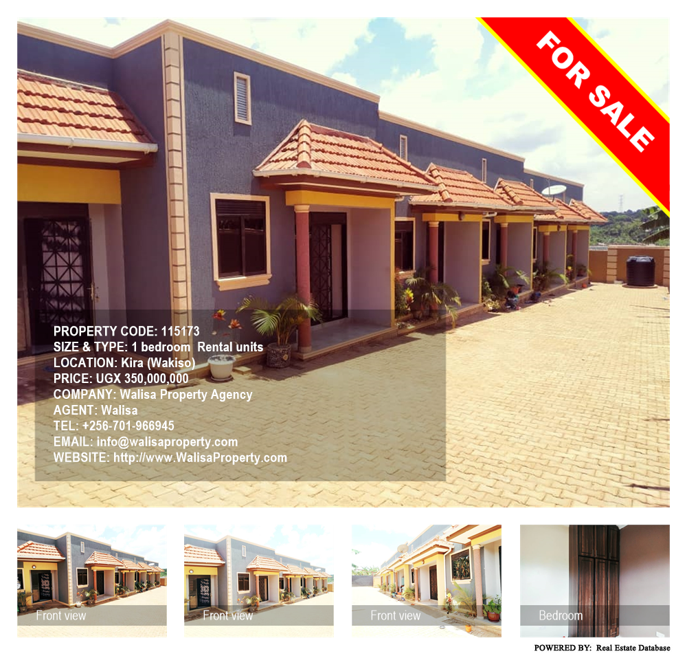 1 bedroom Rental units  for sale in Kira Wakiso Uganda, code: 115173