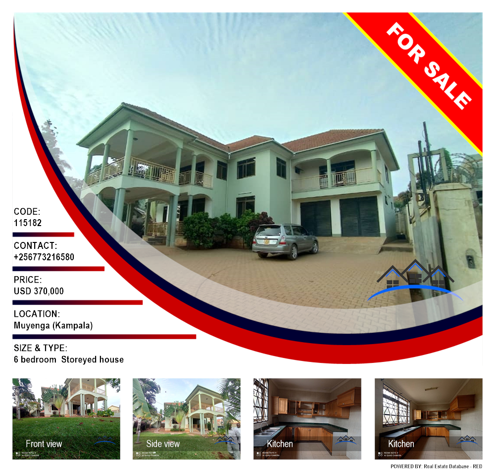 6 bedroom Storeyed house  for sale in Muyenga Kampala Uganda, code: 115182