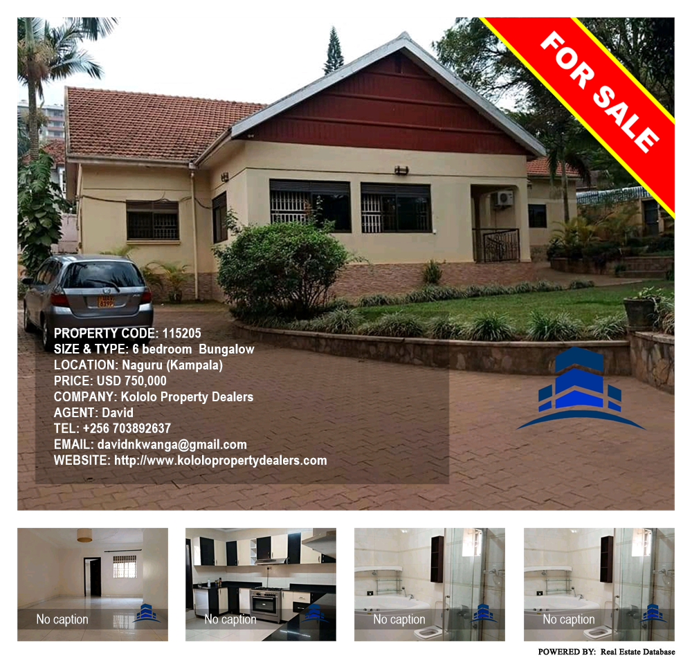 6 bedroom Bungalow  for sale in Naguru Kampala Uganda, code: 115205