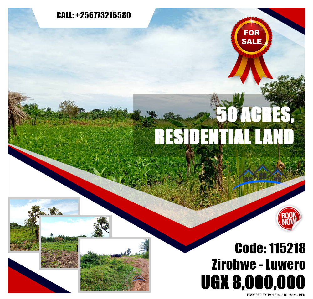 Residential Land  for sale in Ziloobwe Luweero Uganda, code: 115218