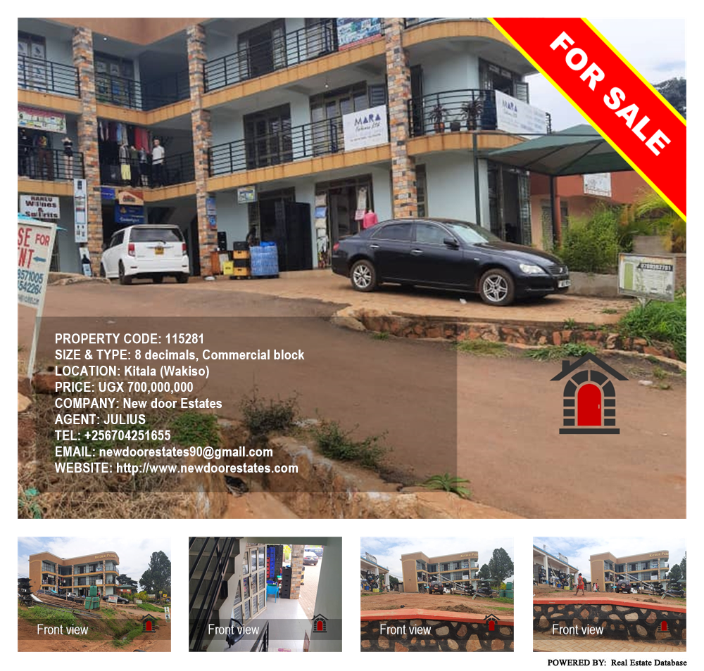 Commercial block  for sale in Kitala Wakiso Uganda, code: 115281