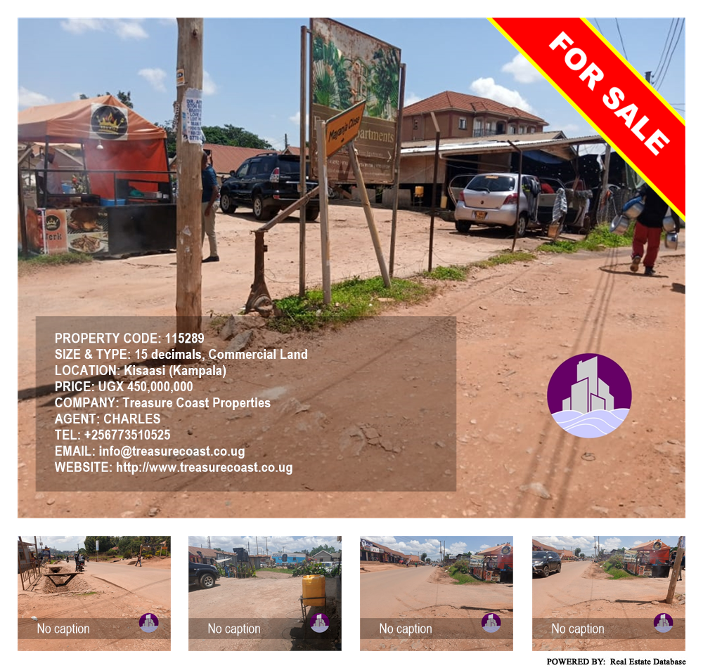 Commercial Land  for sale in Kisaasi Kampala Uganda, code: 115289