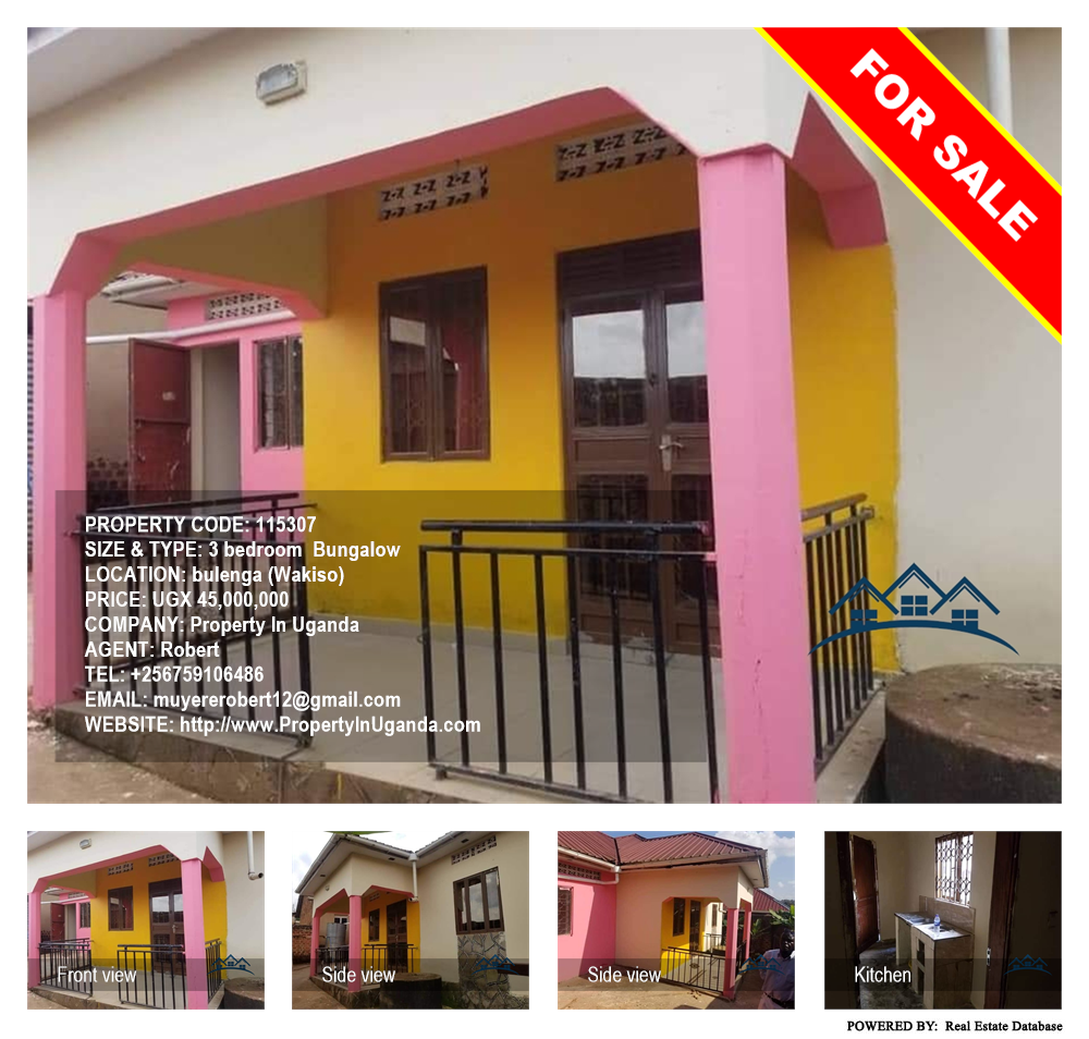 3 bedroom Bungalow  for sale in Bulenga Wakiso Uganda, code: 115307