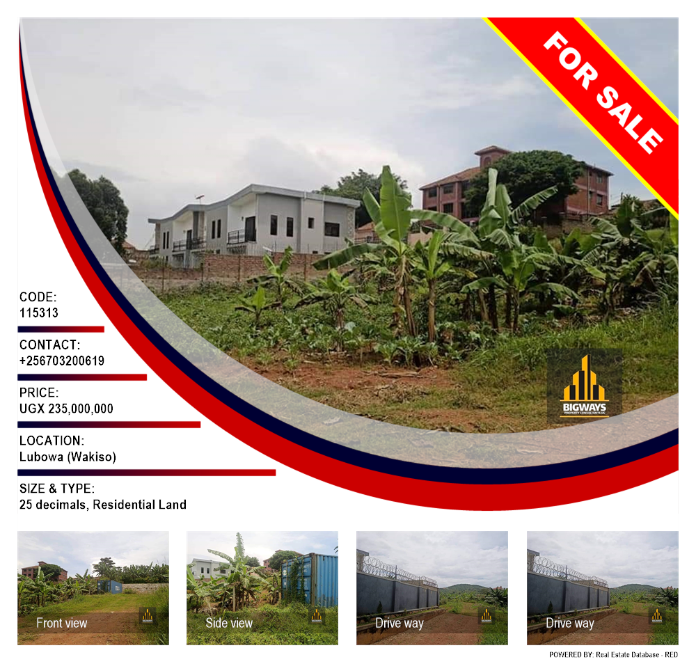 Residential Land  for sale in Lubowa Wakiso Uganda, code: 115313