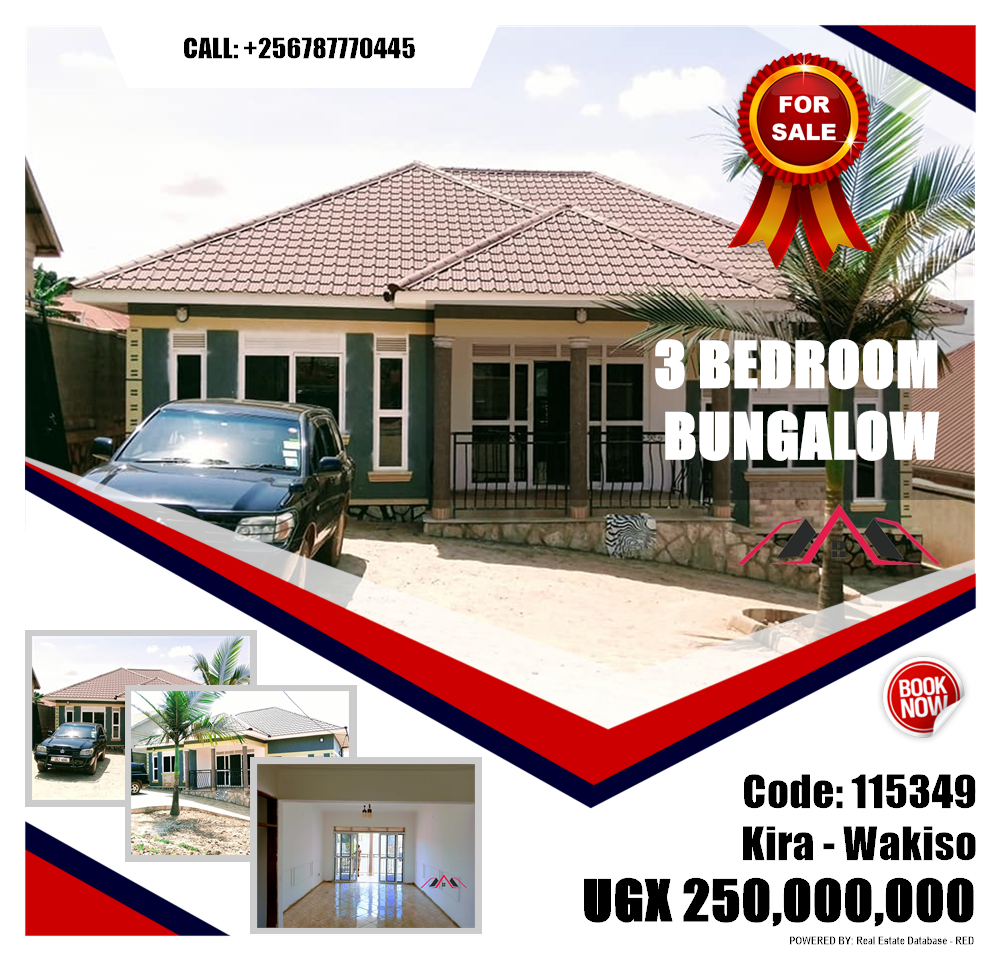 3 bedroom Bungalow  for sale in Kira Wakiso Uganda, code: 115349