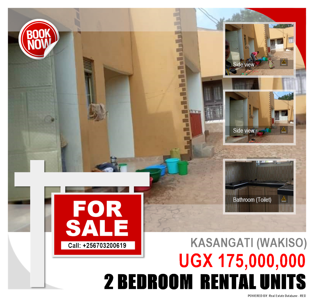 2 bedroom Rental units  for sale in Kasangati Wakiso Uganda, code: 115389