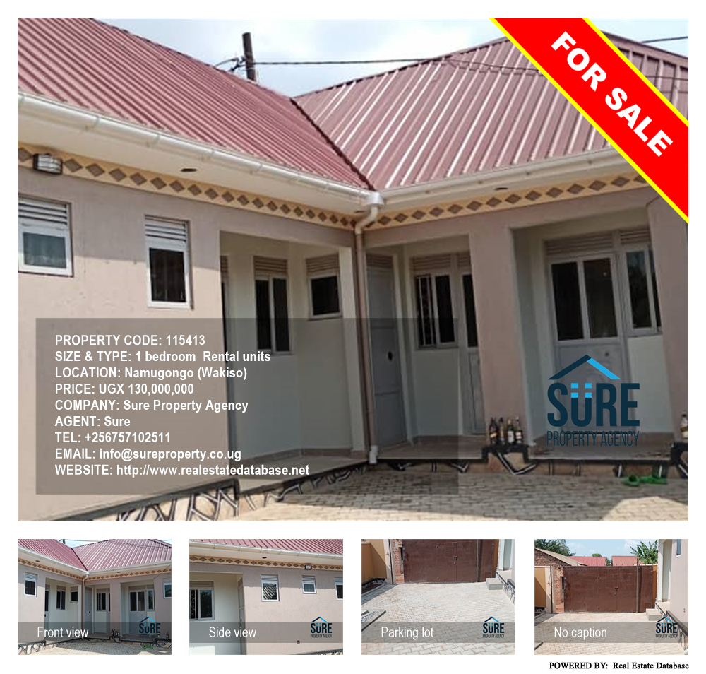 1 bedroom Rental units  for sale in Namugongo Wakiso Uganda, code: 115413