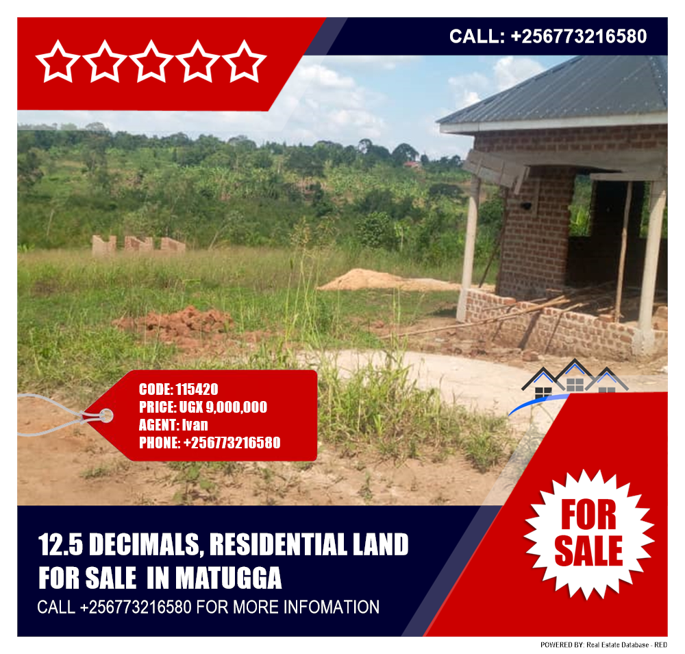 Residential Land  for sale in Matugga Wakiso Uganda, code: 115420