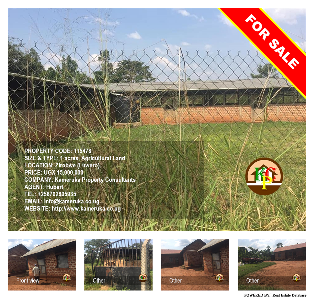 Agricultural Land  for sale in Ziloobwe Luweero Uganda, code: 115478