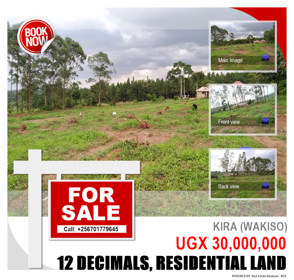 Residential Land  for sale in Kira Wakiso Uganda, code: 115585