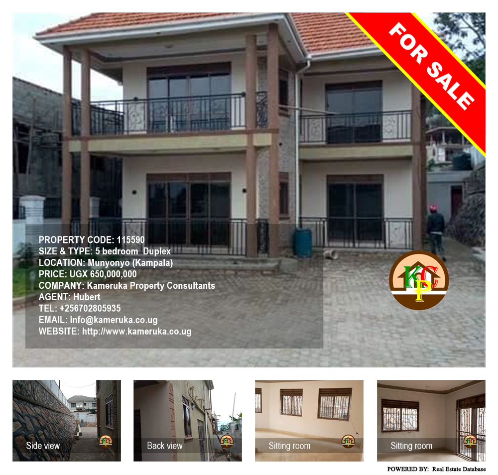 5 bedroom Duplex  for sale in Munyonyo Kampala Uganda, code: 115590