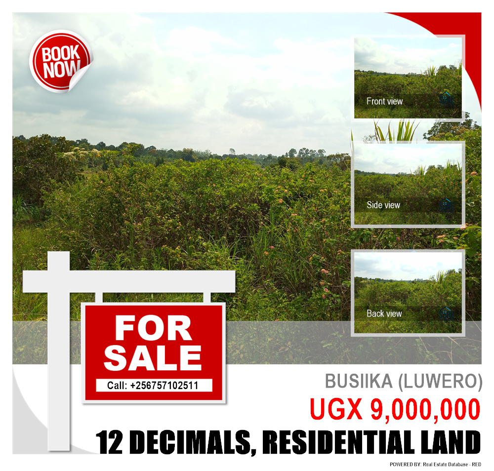Residential Land  for sale in Busiika Luwero Uganda, code: 115603