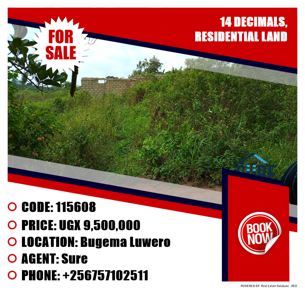 Residential Land  for sale in Bugema Luweero Uganda, code: 115608