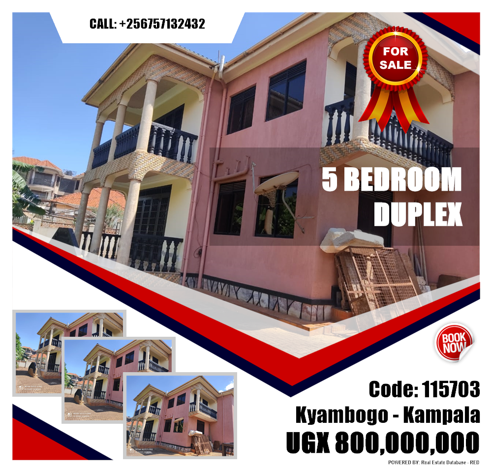 5 bedroom Duplex  for sale in Kyambogo Kampala Uganda, code: 115703