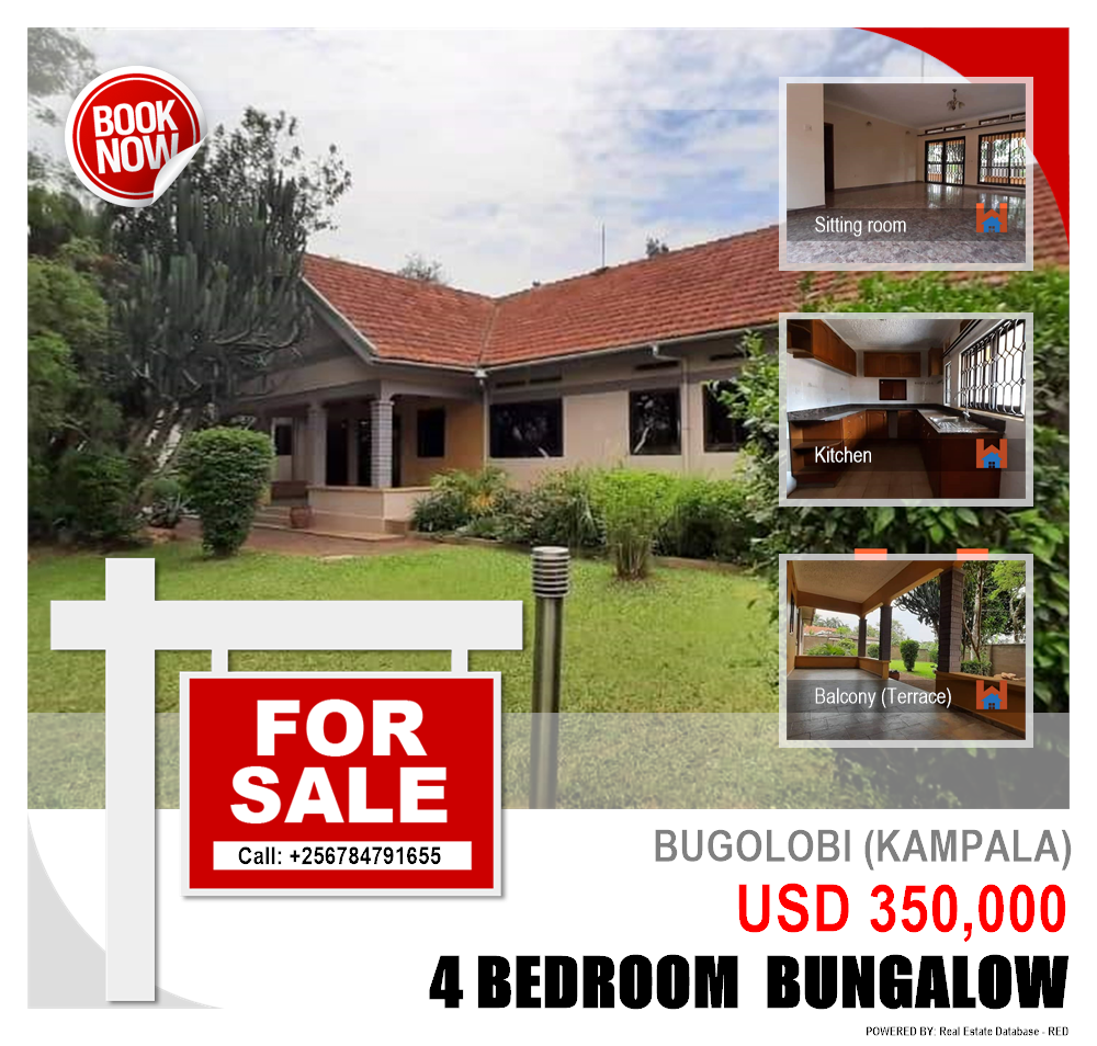 4 bedroom Bungalow  for sale in Bugoloobi Kampala Uganda, code: 115709