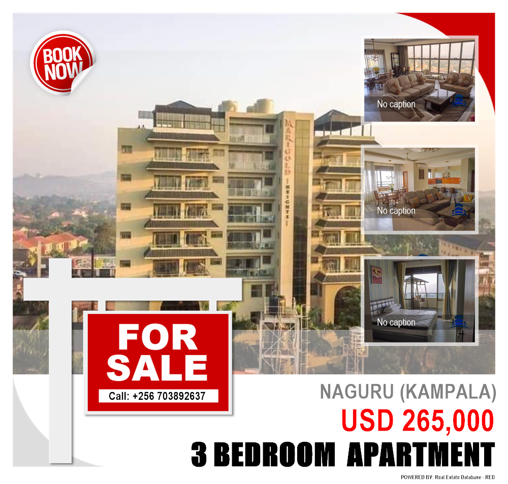 3 bedroom Apartment  for sale in Naguru Kampala Uganda, code: 115721