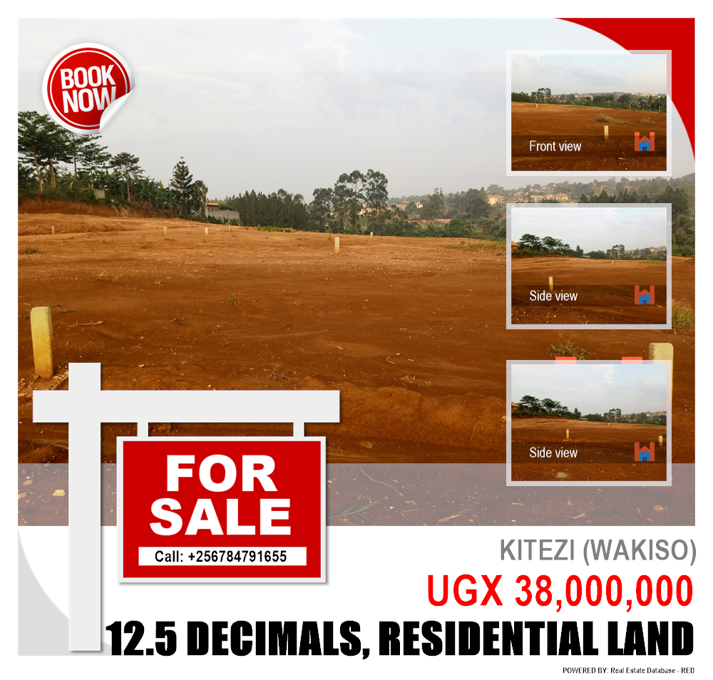 Residential Land  for sale in Kiteezi Wakiso Uganda, code: 115954