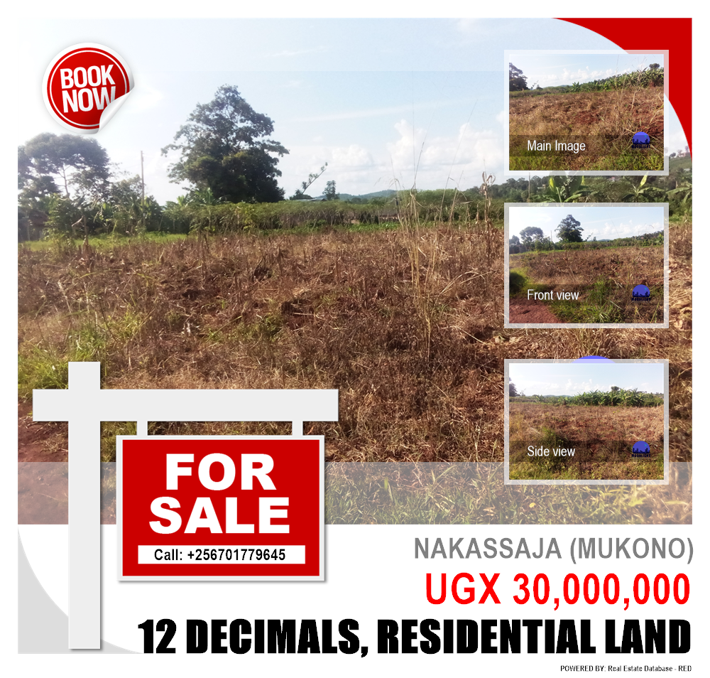Residential Land  for sale in Nakasajja Mukono Uganda, code: 116138