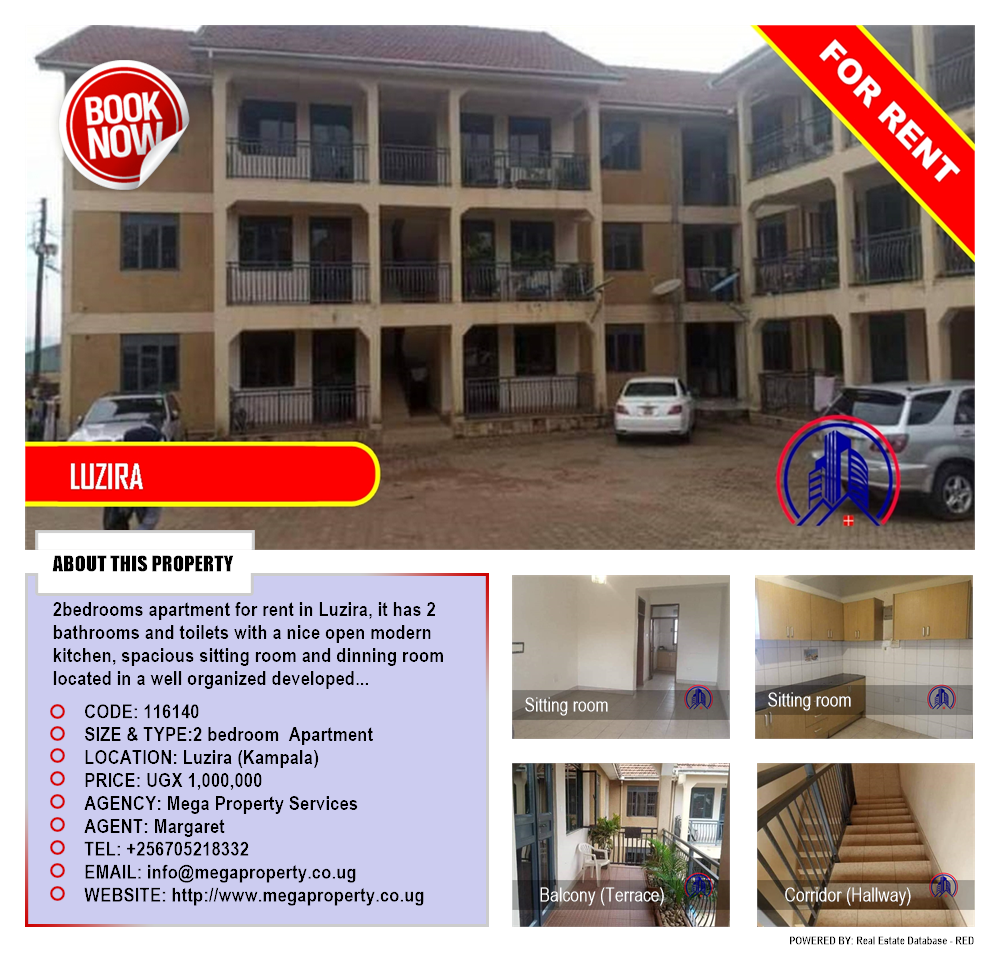 2 bedroom Apartment  for rent in Luzira Kampala Uganda, code: 116140