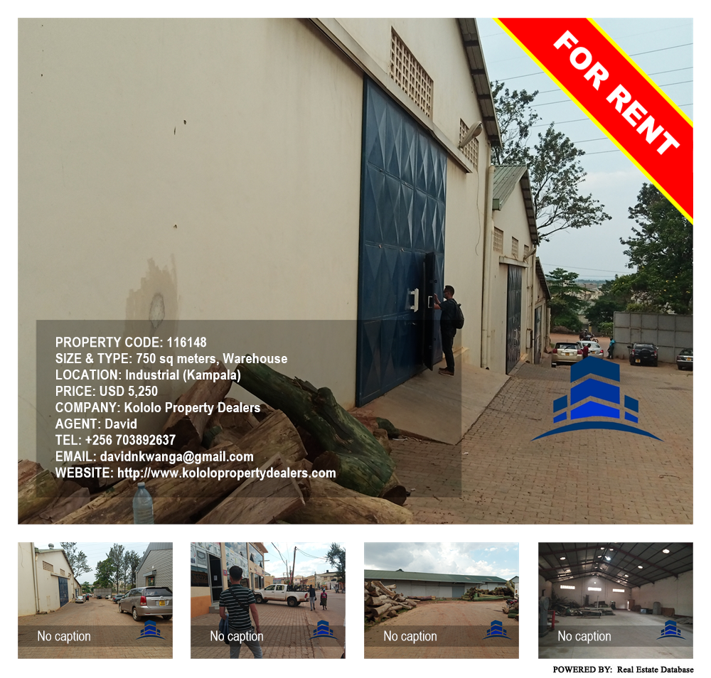 Warehouse  for rent in Industrial Kampala Uganda, code: 116148