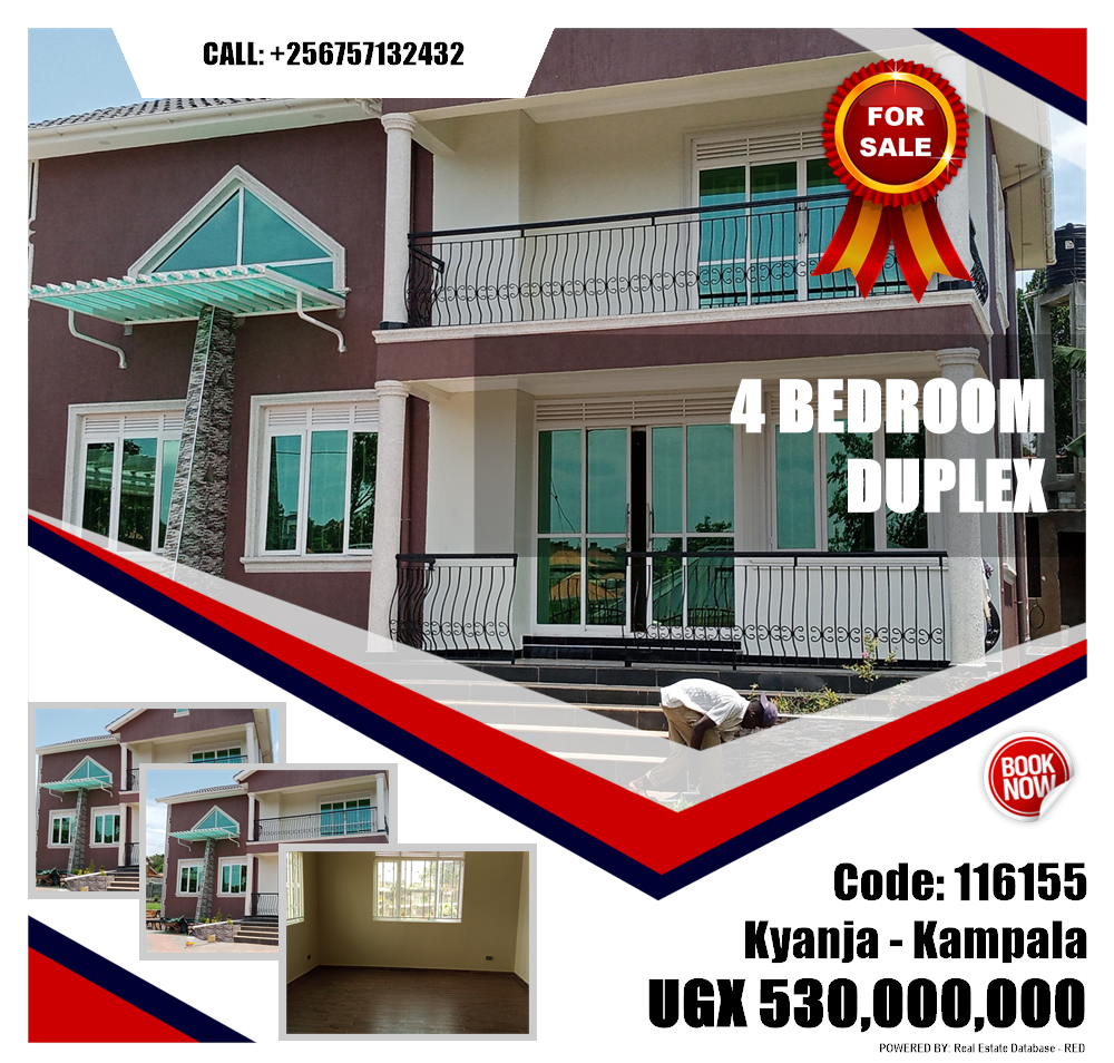4 bedroom Duplex  for sale in Kyanja Kampala Uganda, code: 116155