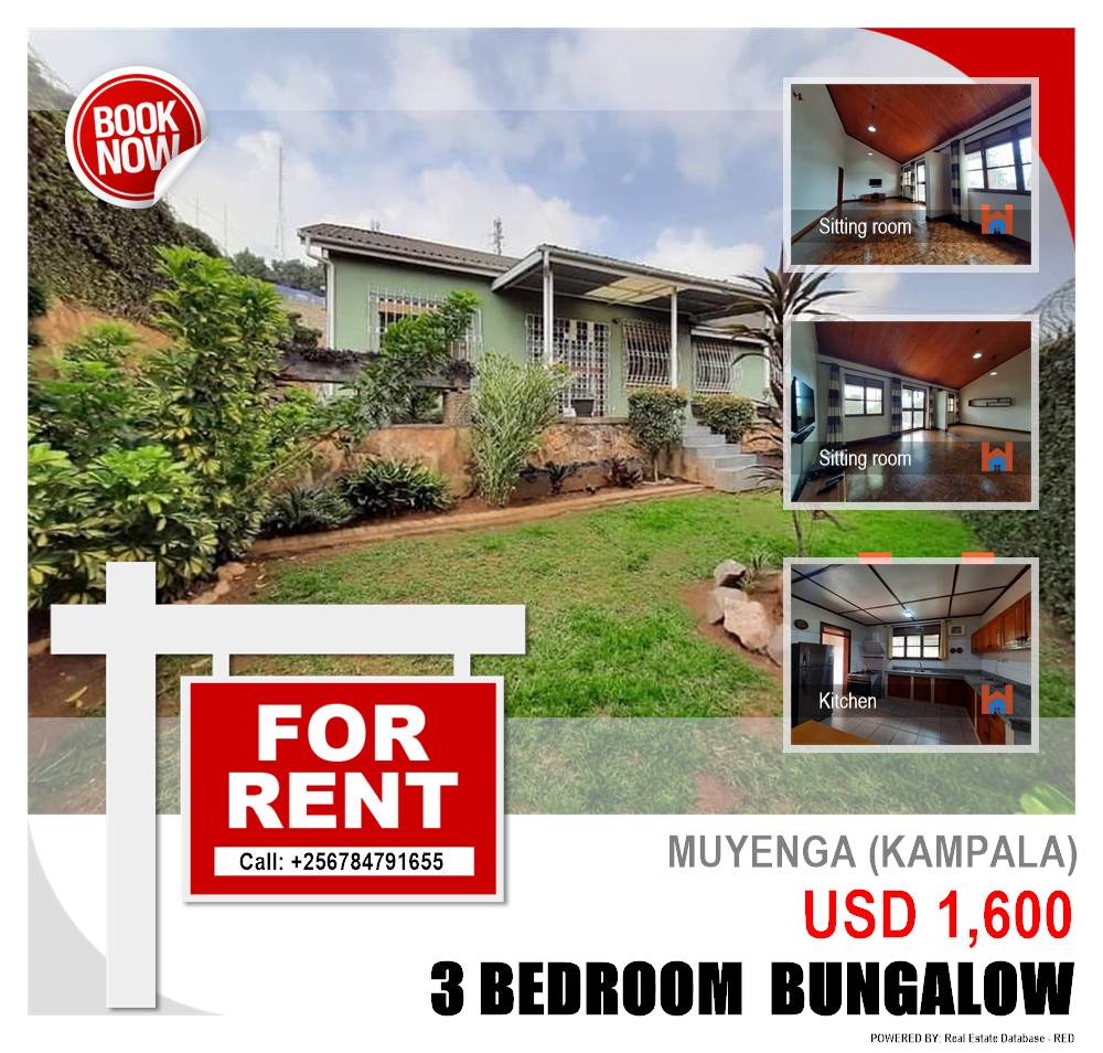 3 bedroom Bungalow  for rent in Muyenga Kampala Uganda, code: 116177