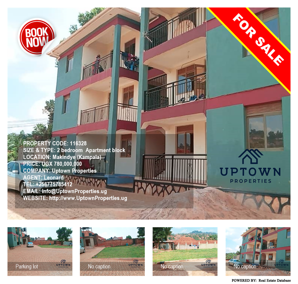 2 bedroom Apartment block  for sale in Makindye Kampala Uganda, code: 116328